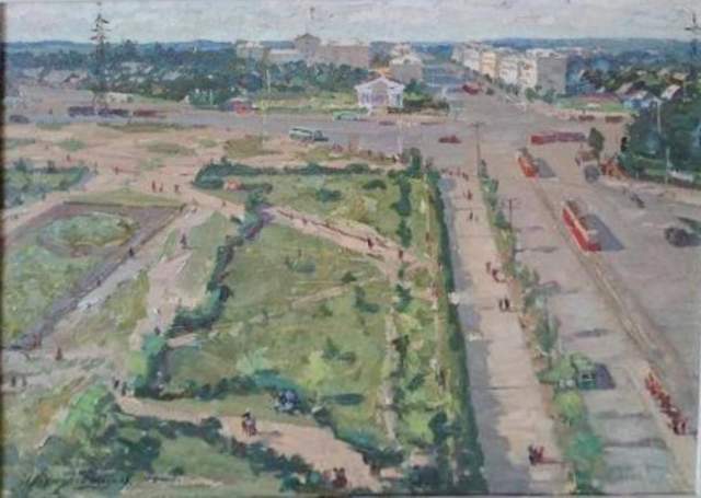 Площадь Черняховского (картина)