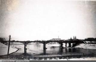 Кировский мост во время оккупации